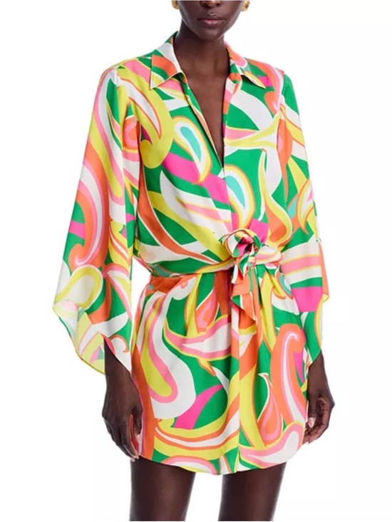 Ramy Brook Dresses & Skirts - Ramy Brook Retro Printed Penny Dress - Exclusive SIZE XS